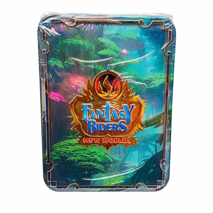 Lata Compact Tin Panini Fantasy Riders New Worlds: Caja Metálica – PRODUCTO NUEVO Y PRECINTADO