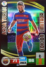 EL04 · Arda Turan · F.C. Barcelona · Edición Limitada · Box Serie Oro - Panini Adrenalyn XL Liga BBVA 2015-16
