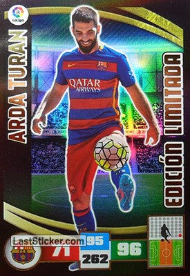 EL04 · Arda Turan · F.C. Barcelona · Edición Limitada · Box Serie Oro - Panini Adrenalyn XL Liga BBVA 2015-16