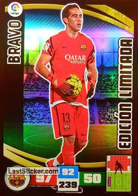 EL01 · Bravo · F.C. Barcelona · Edición Limitada · Megapack de lanzamiento - Panini Adrenalyn XL Liga BBVA 2015-16