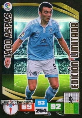 EL09 · Iago Aspas · R.C. Celta · Edición Limitada · Revista Jugón 112 - Panini Adrenalyn XL Liga BBVA 2015-16