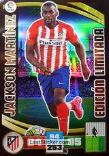 EL03 · Jackson Martínez · Atlético de Madrid · Edición Limitada · Box Serie Oro - Panini Adrenalyn XL Liga BBVA 2015-16