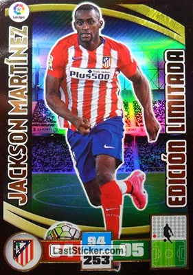 EL03 · Jackson Martínez · Atlético de Madrid · Edición Limitada · Box Serie Oro - Panini Adrenalyn XL Liga BBVA 2015-16