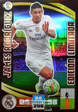 EL05 · James Rodríguez · Real Madrid · Edición Limitada · Box Serie Oro - Panini Adrenalyn XL Liga BBVA 2015-16