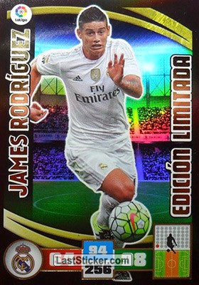 EL05 · James Rodríguez · Real Madrid · Edición Limitada · Box Serie Oro - Panini Adrenalyn XL Liga BBVA 2015-16