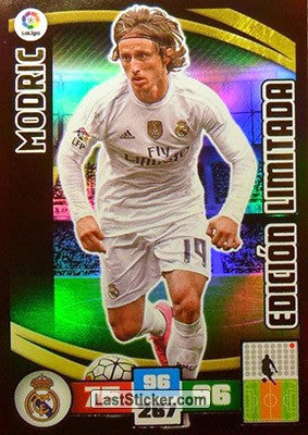 EL02 · Modric · Real Madrid · Edición Limitada · Megapack de lanzamiento - Panini Adrenalyn XL Liga BBVA 2015-16