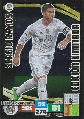 EL18 · Sergio Ramos · Real Madrid · Edición Limitada · Sobre Premium - Panini Adrenalyn XL Liga BBVA 2015-16