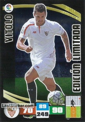 EL20 · Vitolo · Sevilla F.C. · Edición Limitada · Sobre Premium - Panini Adrenalyn XL Liga BBVA 2015-16