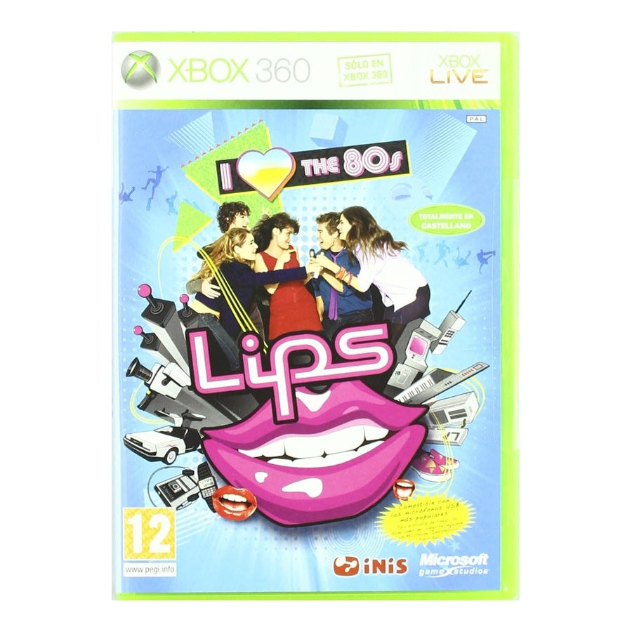 Lips: I Love the 80s (Xbox 360) – Videojuego Físico NUEVO Y PRECINTADO – Clásicos de Karaoke (2010)