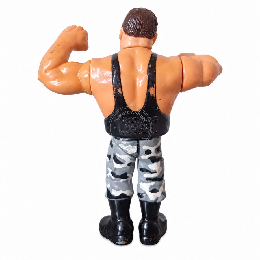 Figura Hasbro WWF Año 1992 Bushwhacker Butch Series 3: Los Sacamantecas – JUGUETE USADO CON DEFECTO