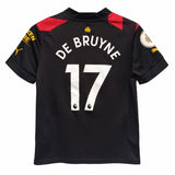 Mini Kit Infantil Puma Manchester City De Bruyne 17 Segunda Equipación - Talla 9-10 Años (Año 2022)