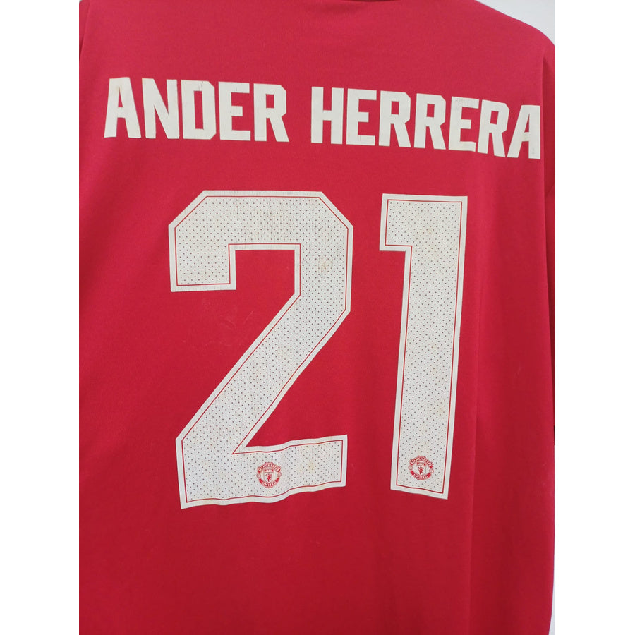 Camiseta Adidas Manchester United 2017/2018 Edición Europa League - Ander Herrera #21 - Talla XL