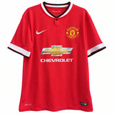 Camiseta Nike Manchester United 2014/15 Talla M Junior (Youth) Oficial: Primera Equipación Chevrolet Roja
