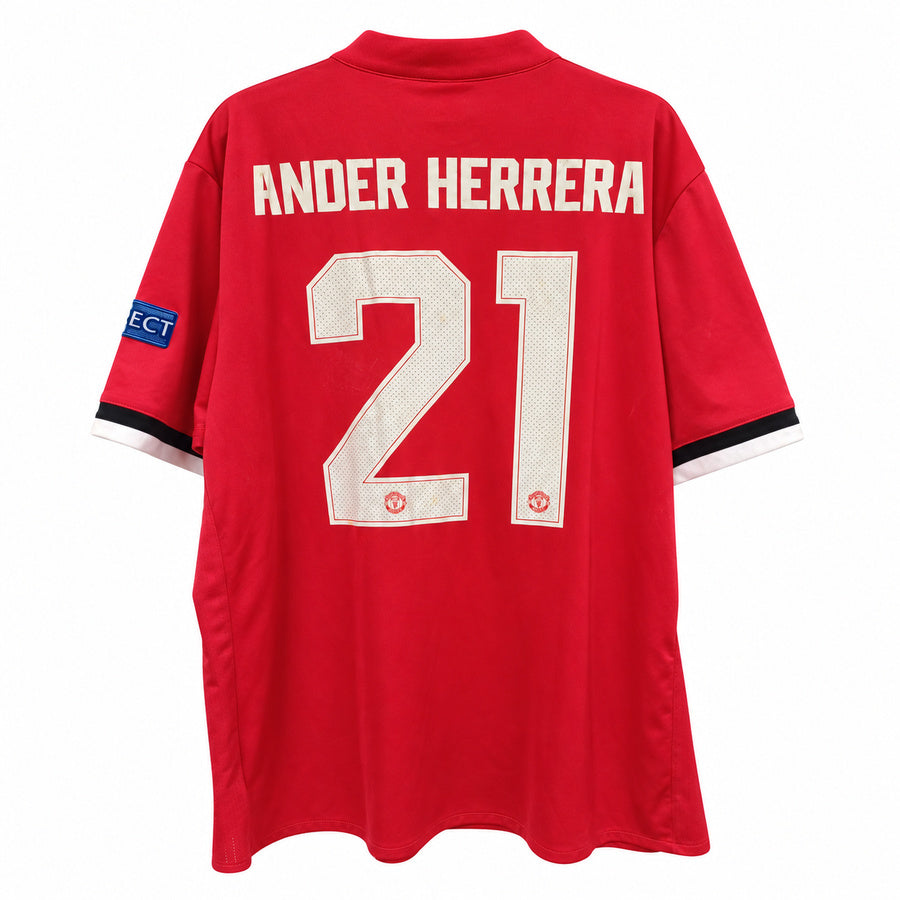Camiseta Adidas Manchester United 2017/2018 Edición Europa League - Ander Herrera #21 - Talla XL