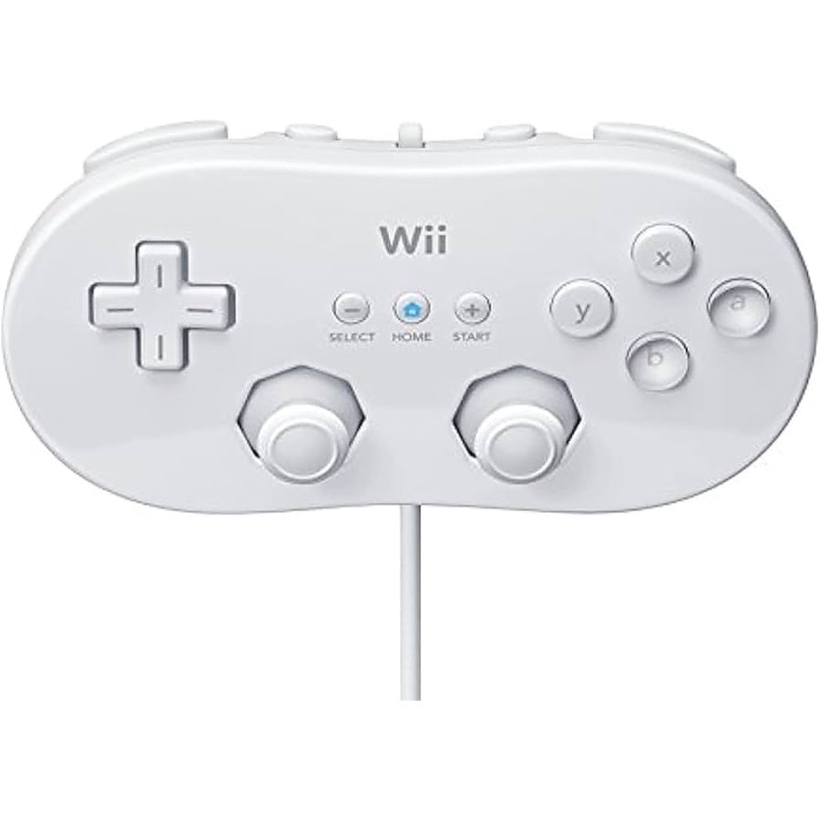 tendo Wii Oficial: Periférico Classic Controller RVL-005 Blanco