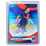 Carta Topps PSG Official Team Set 2023/24: Manuel Ugarte Base Card Autograph Parallel #188/250 (Paris Saint-Germain)
