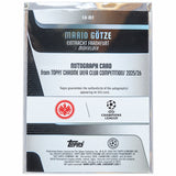 Carta Topps Chrome UEFA Club Competitions 2025/26: Mario Götze Gold Refractor Autograph Card #48/50 (Eintracht Frankfurt)