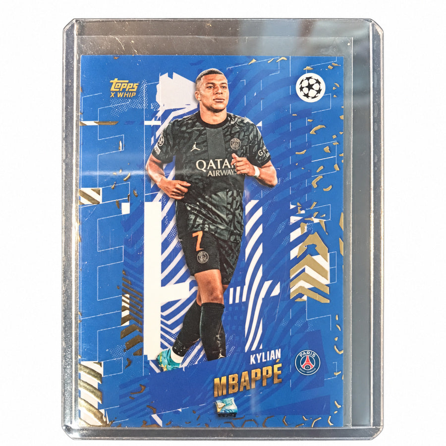 Carta Topps x Whip UEFA Champions League 2023/24: Kylian Mbappé Base Card (Paris Saint-Germain)