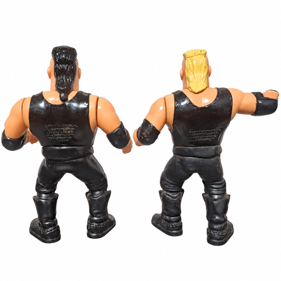 Figuras WWF Hasbro 1992: The Nasty Boys Tag Team (Brian Knobbs & Jerry Sags) Serie 3
