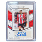 Carta Panini Immaculate Premier League 2023/24: Oliver Norwood Excellence Autograph #42/49 (Sheffield United)