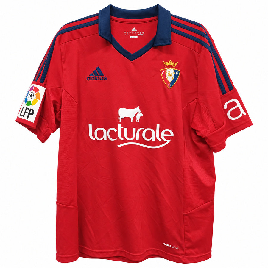Camiseta Adidas Osasuna Primera Equipación 2013/2014 Matchworn - Echaide #6 - Talla L
