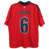 Camiseta Adidas Osasuna Primera Equipación 2013/2014 Matchworn - Echaide #6 - Talla L