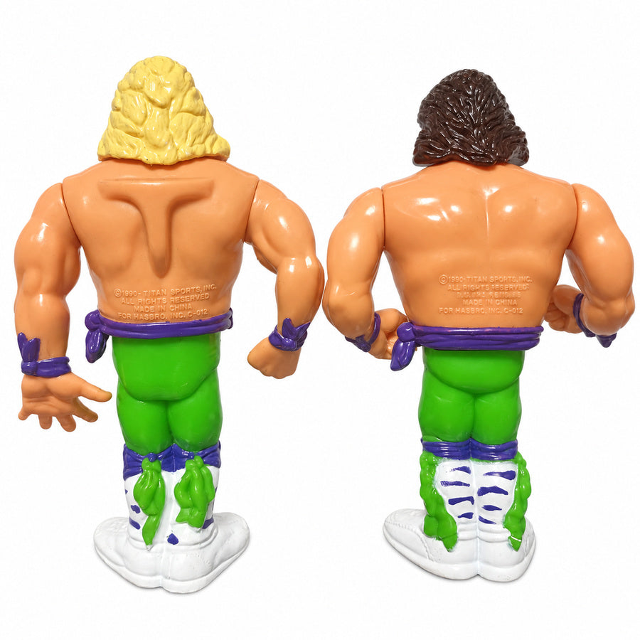 Figuras WWF Hasbro 1991: The Rockers Tag Team (Shawn Michaels & Marty Jannetty) Serie 2