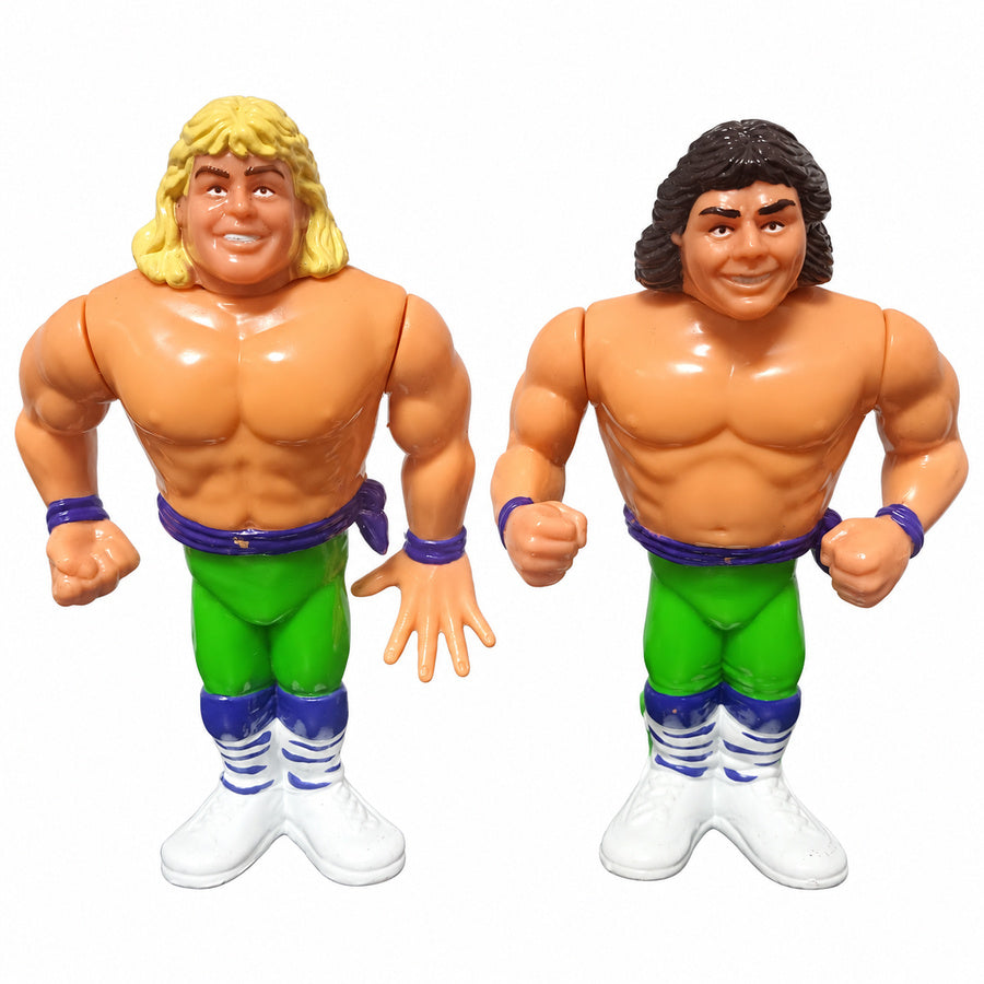 Figuras WWF Hasbro 1991: The Rockers Tag Team (Shawn Michaels & Marty Jannetty) Serie 2