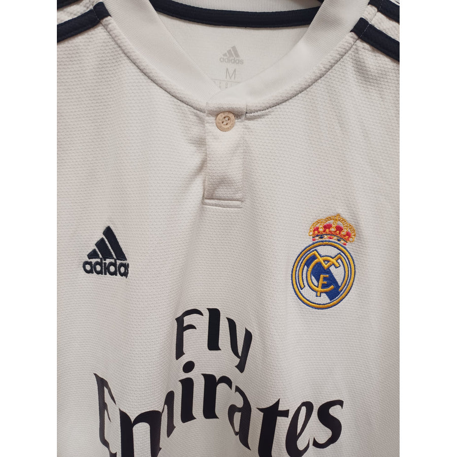 Camiseta Adidas Real Madrid Primera Equipación 2018/2019 Versión Fan - Blanca - Talla M
