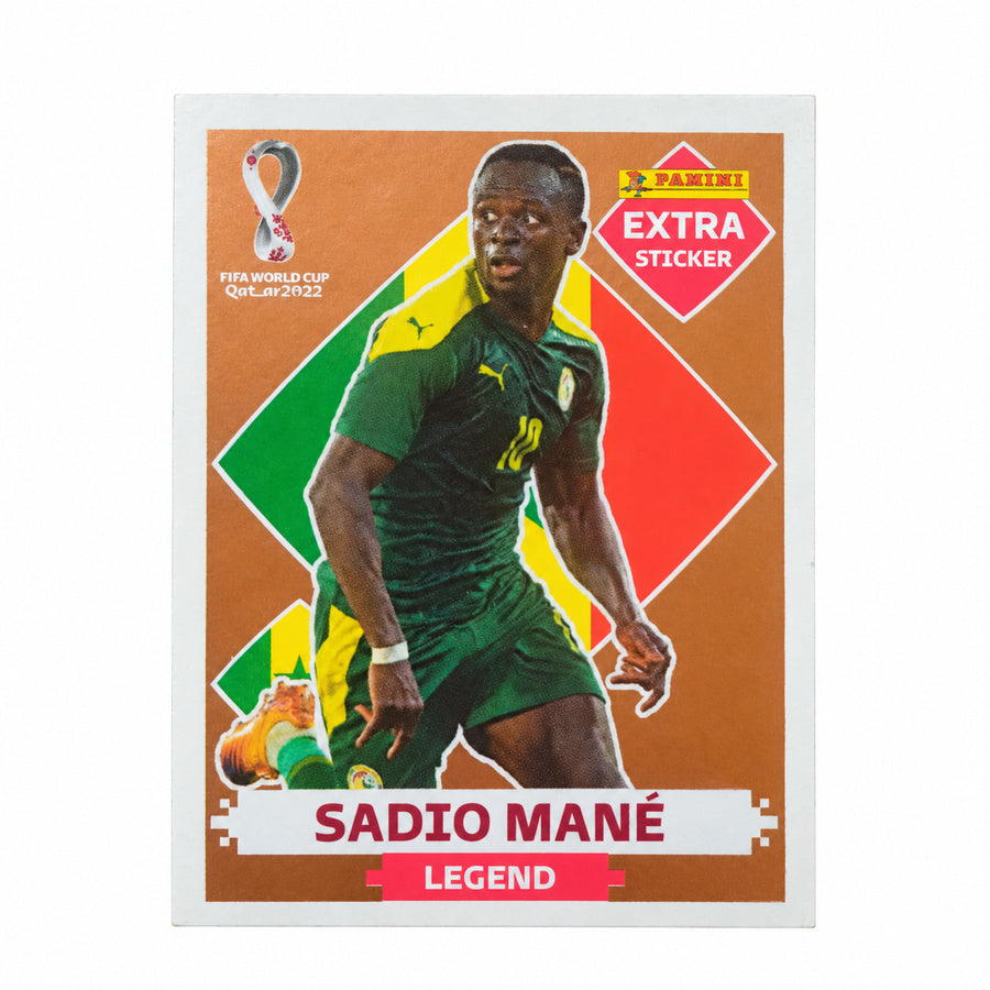 Cromo Panini FIFA World Cup Qatar 2022: Sadio Mané Legend Extra Sticker Bronze