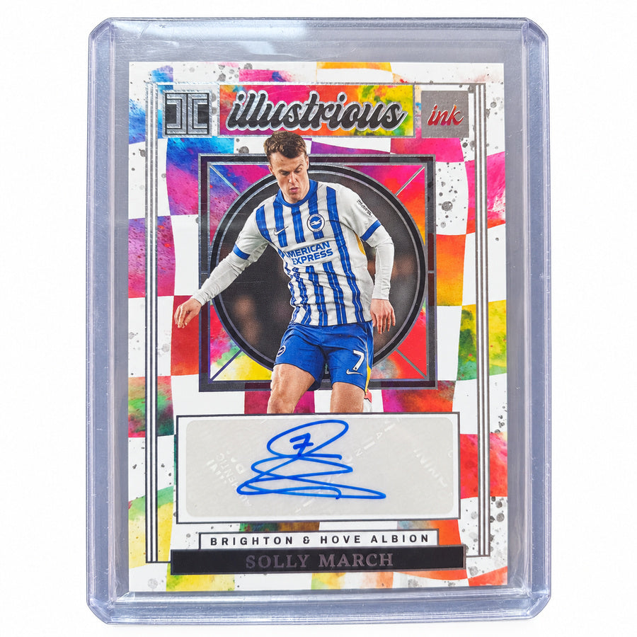 Carta Panini Impeccable Premier League 2024/25: Solly March Illustrious Ink Autograph #34/49 (Brighton)