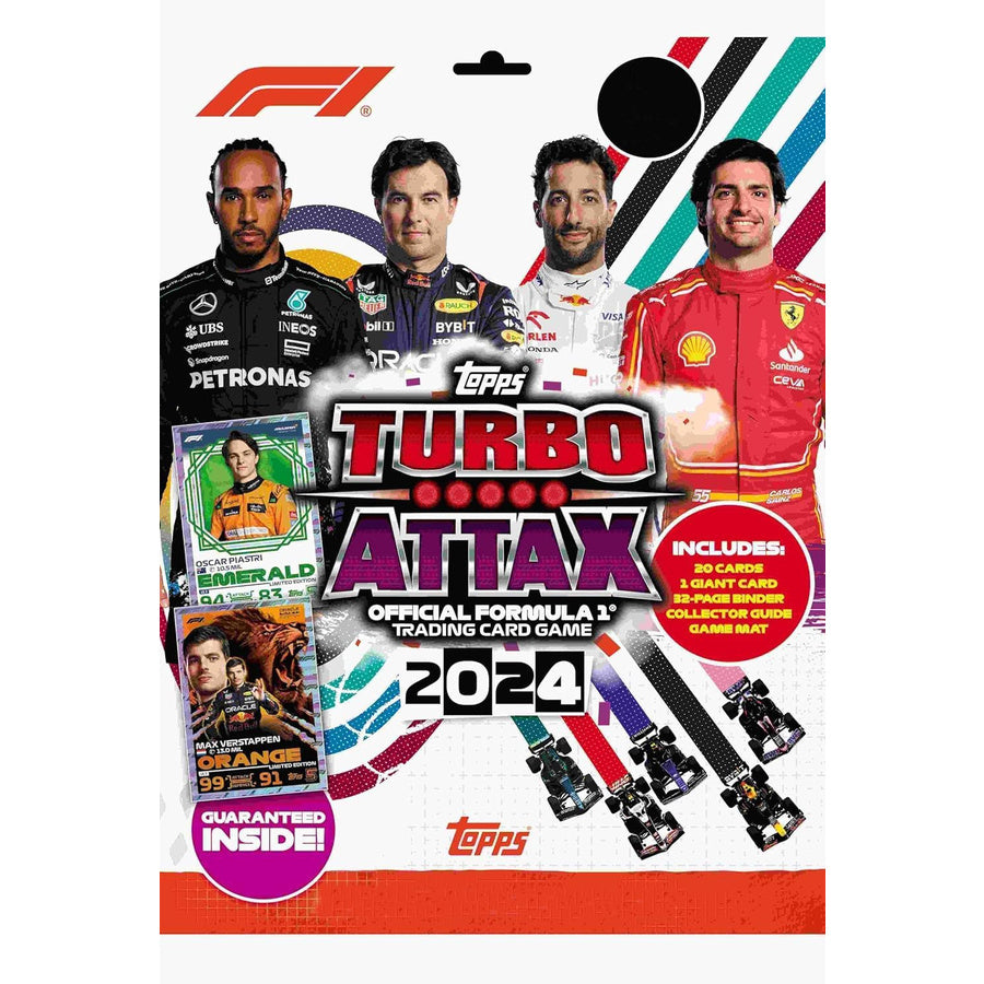 Colección Cartas Básicas Completas Topps Turbo Attax Fórmula 1 2024 – Álbum Archivador + Lote Avanzado hasta 312 (Año 2024)